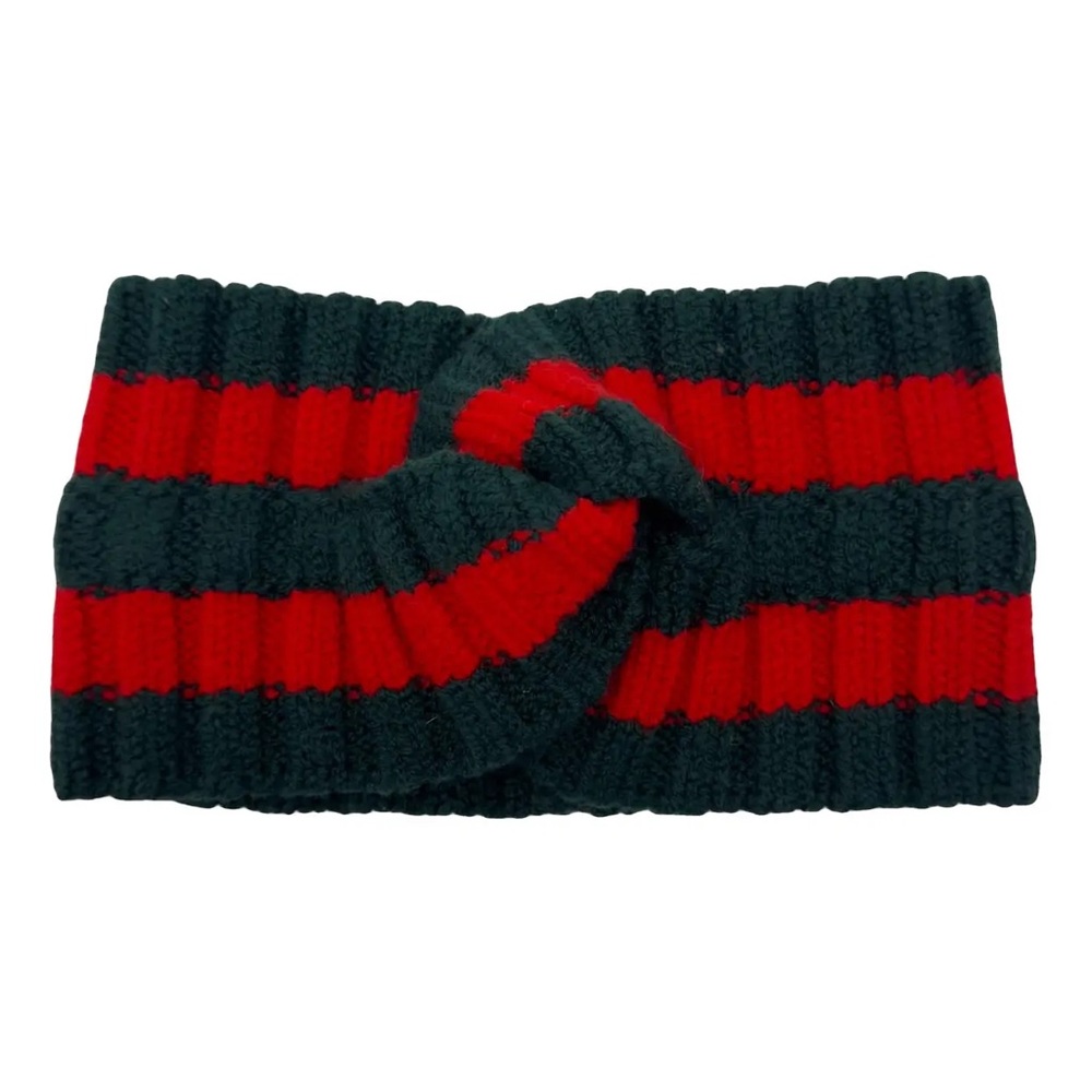 Gucci Red and Green Knitted Headband